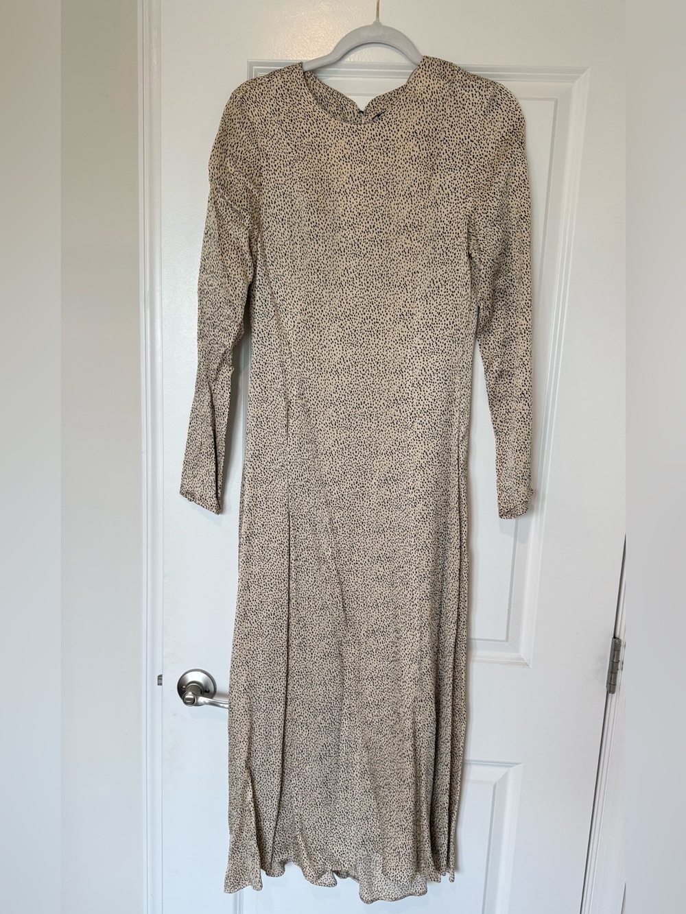 NWT - Zara Speckled Maxi Dress B&W